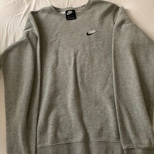 Gray bike crew neck size small